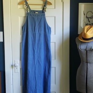 vintage 90’s denim overalls dress jumper GUC